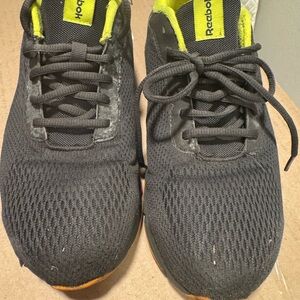 Reebok Men's Black and Yellow Steele-Toe Work Shoes